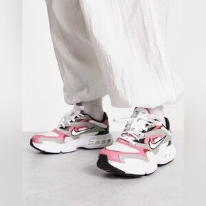 NIKE Zoom Air Fire Women's size 10 Mens 8.5 White Red Running shoes DN1392 001